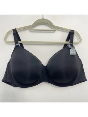 Torrid Balconette Bra 54C Lightly Lined Full Coverage Smooth 360 Underwire Black